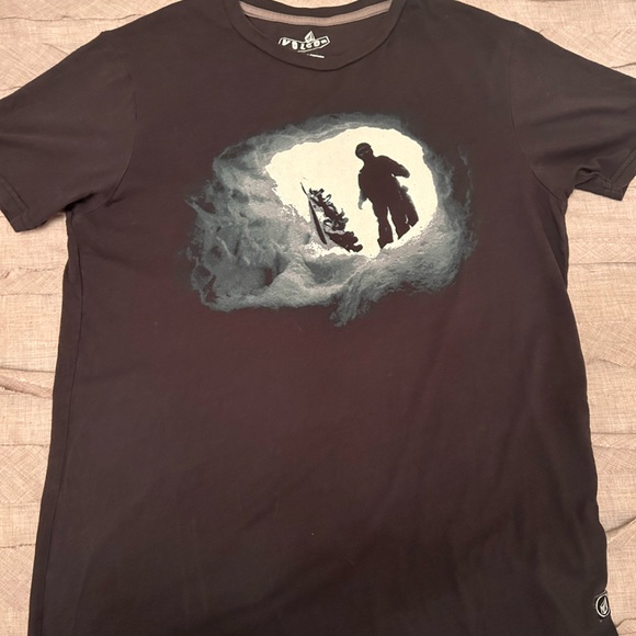 Volcom Mens Black T shirt Small - Picture 6 of 7